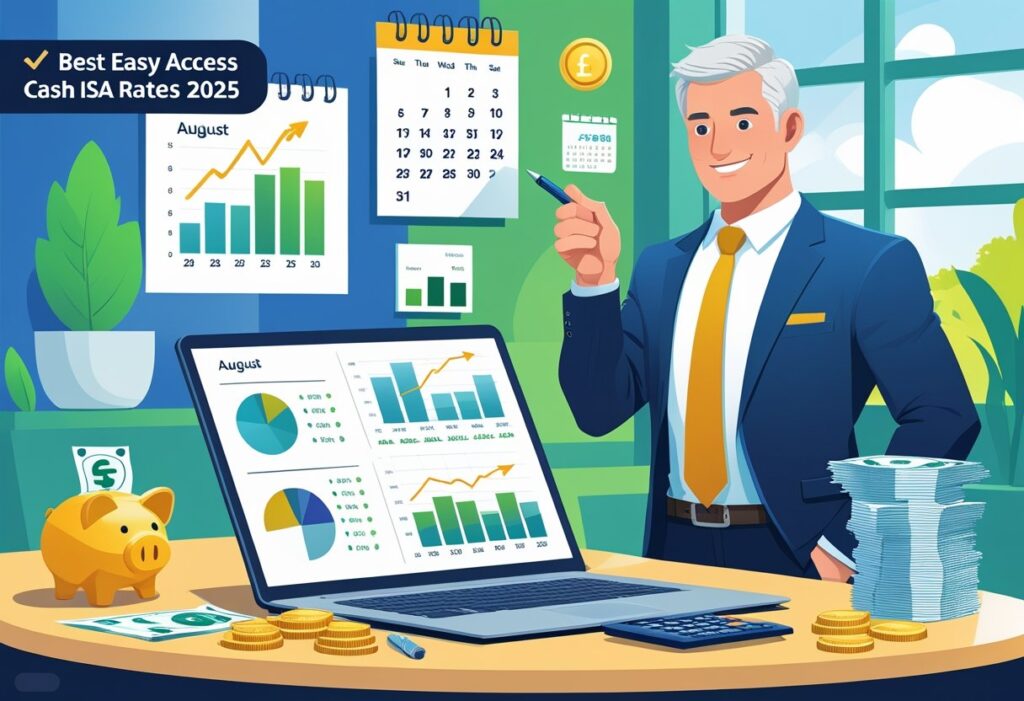 Best Easy Access Cash ISA Rates in August 2025